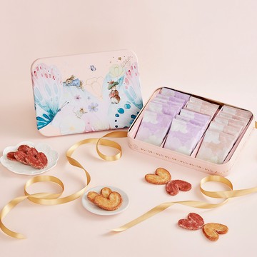 【世豐】【PETER RABBIT】比得兔奶油蝴蝶酥禮盒(2入) 年節禮盒 喜餅禮盒 手工餅乾禮盒 伴手禮 奶油蝴蝶酥禮盒 蝴蝶酥