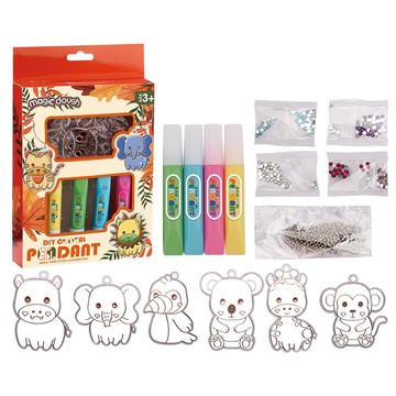 DIY塗色吊飾-野生動物/魔法公主/甜點冰淇淋