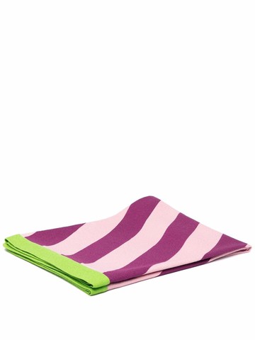 Marni - striped bath towel - unisex - Cotton/Viscose - One Size - Pink