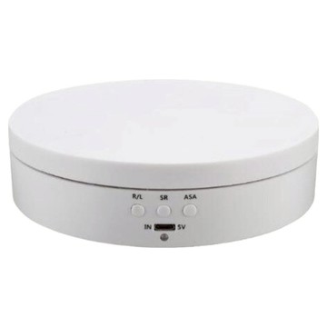 飾品珠寶旋轉展示台  1個  白色磨砂  13.8cm