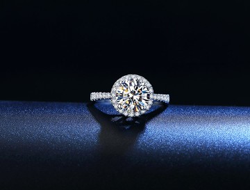 莫桑石 莫桑鑽 0.5-3克拉皇后細緻女鑽戒 台北門市