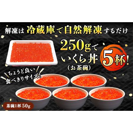 ふるさと納税 いくら醤油漬け 250g ×10箱 小分け 国産 北海道産 いくら いくら醤油漬 イクラ ikura 天然 鮭 サーモン  鮭卵 鮭いくら 北.. 北海道釧路町