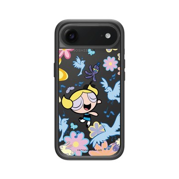 iPhone Air Mod NX -邊框背蓋組合 (相機按鈕) 黑 - The Powerpuff Girls 飛天小女警 - 泡泡