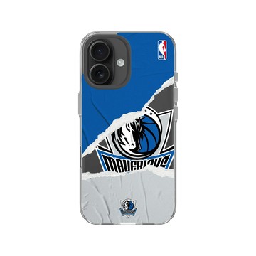 iPhone 16 Clear Case（相機按鈕） 透明 - NBA - 熱血系列-達拉斯獨行俠 Dallas Mavericks - Sweat and Tears