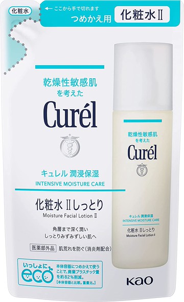 Kao Curel Moisturizing Lotion II, Moisturizing, Refill, 130ml