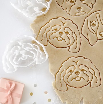 西施犬造型餅乾壓模