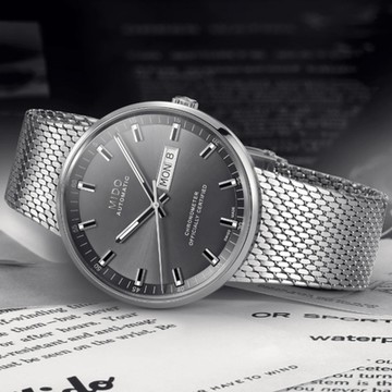 MIDO美度 官方授權 COMMANDER香榭系列 天文台認證機械腕錶 禮物 送禮 推薦 40mm/M0316311106100