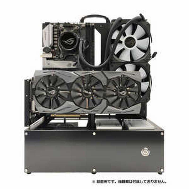長尾製作所 PCケース オープンフレーム ver.E-ATX ブラック N