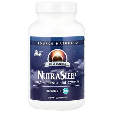 Source Naturals, Sleep Science，NutraSleep，100 片