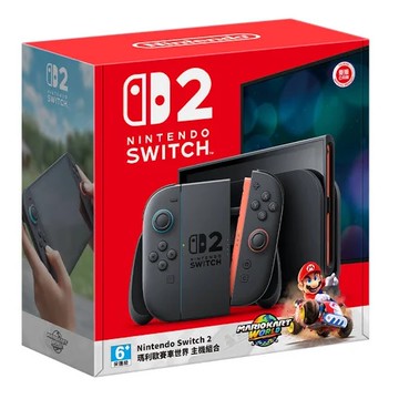 (6/30前下單贈500折價券)【預購】【‎Nintendo任天堂】Switch2 NS2 瑪利歐賽車世界同捆主機-2025年7-9月台灣上市依序出貨