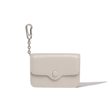 DOT 簡約鑰匙圈卡夾 暖灰