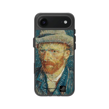 iPhone Air Clear (相機按鈕) 酷墨灰 - Van Gogh Museum - 戴灰氈帽的自畫像