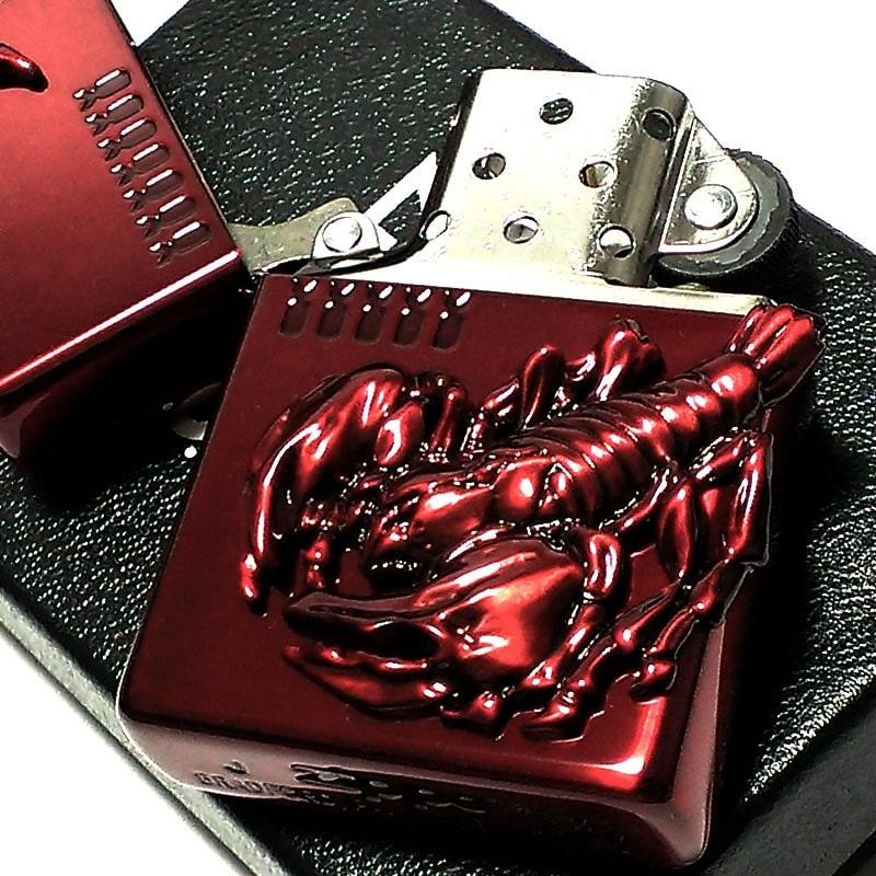 ZIPPO ライター ヴェノム スコーピオン メタル ジッポ レッド サソリ 