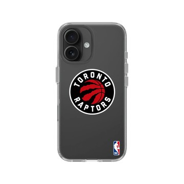 iPhone 16 Clear Case（相機按鈕） 透明 - NBA - Logo-多倫多暴龍 Toronto Raptors