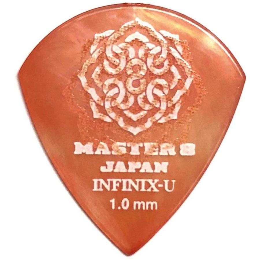 MASTER8 JAPAN INFINIX-U JAZZ III XL 1.0mm HARD GRIP 滑り止め加工 ギターピック