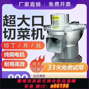 【台灣公司 可開發票】多功能切菜機電動切丁機商用全自動蔬菜蘿卜土豆切丁神器切粒片絲