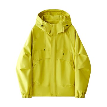 2025春季新款男女情侶款戶外防風防水休閑連帽登山沖鋒衣夾克外套