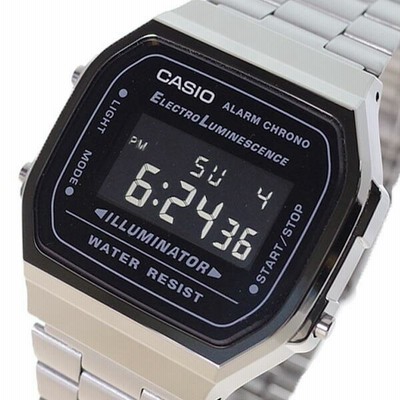 カシオ CASIO 腕時計 メンズ A168WGG-1B ネイビー ガンメタリック | LINEショッピング