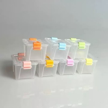 DIY手作✨ 微縮場景迷你收納盒塑膠手提箱透明箱整理藥箱雜物箱小工具收納箱 手作材料 DIY材料