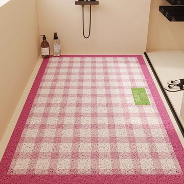 絲圈防滑耐髒地墊 復古創意地墊 浴室衛生間地墊 淋浴防滑墊 耐髒易打理腳墊 #衛浴#防滑用品