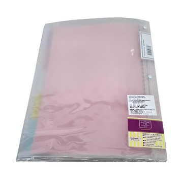 KOKUYO 國譽 Pastel Cookie 30孔活頁本U罫40枚  A4尺寸  日本進口  粉色  1本