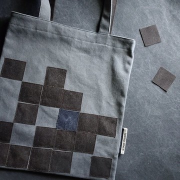 時間記 | A4托特 |  極簡灰 x 紅土深咖啡 | | 簡約單層 |