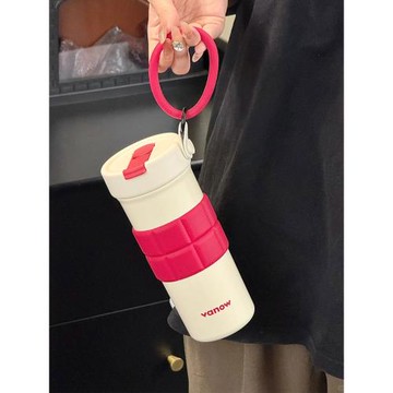 (免運)Vanow新款女陶瓷保溫杯泡茶水分離 高顏值水杯辦公室大容量吸管杯