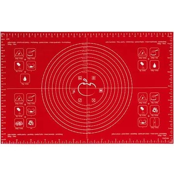 《MASTRAD》多功能烤焙墊(紅62cm) | 料理烤墊 烘焙墊