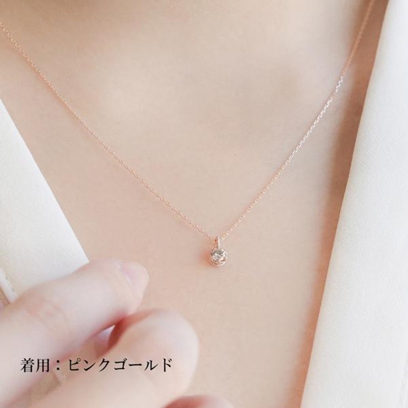 ⑤ 未使用 L&co. / ネックレス k18 レインボーフローライト 18金 老舗