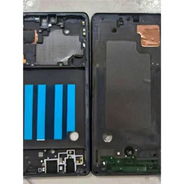 創恒易中框適用于三星A71 5G中框 A7160邊框中殼塑料后蓋側邊