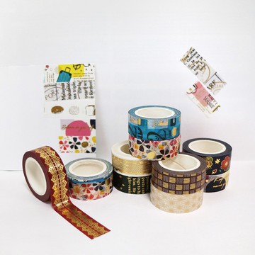 Ching Ching X 簡單生活系列 CST-351 1.5cm燙金裝飾紙膠帶