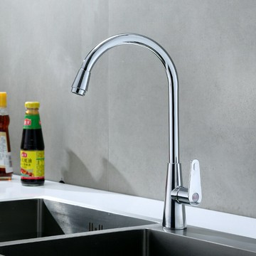 合金女神單冷立式菜盆龍頭單聯單孔廚房水龍頭 水暖五金{鑫弘-工葉電器}可開發票