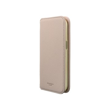 Gramas iPhone 15 Pro 6.1吋 Shrink 時尚工藝 掀蓋式皮套 (粉)