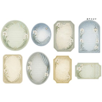 【9 月新品】20-149-0178 裁切紙 幻想復古浪漫喫茶