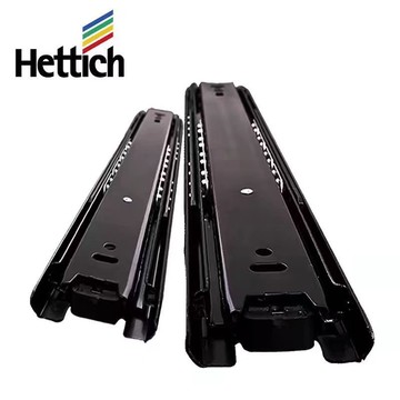 訂製西抽屜滑軌阻尼緩衝三節軌滑道軌道抽屜式靜音導軌家具五金配件