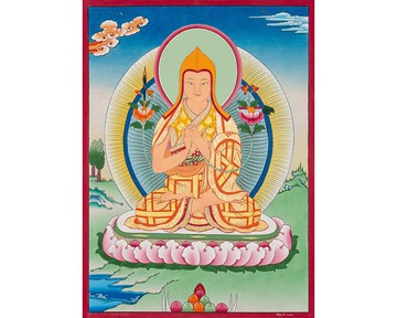 精心製作的忠察巴唐卡藝術