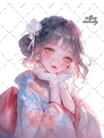 原廠貼紙 no.1490 人物貼紙 原創貼紙 人物貼紙 少女貼紙 原創人物貼紙