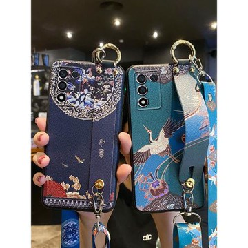 適用oppoK10活力版手機殼如意腕帶oppo保護K10硅膠套k10pro斜挎掛繩5G全包PGJM10防摔PGI軟opopk女0pp0板新款