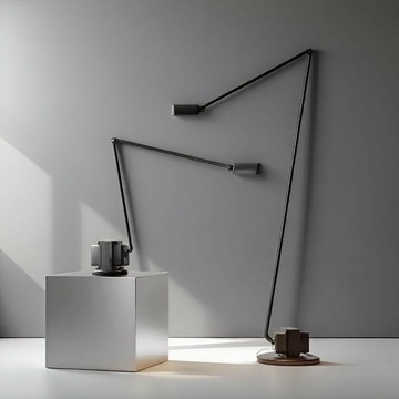 免運 可開票 工廠直銷 調光馬達落地燈客廳可調節搖臂長桿極簡網紅拍照書房工作護眼臺燈 快速出貨DDD1111