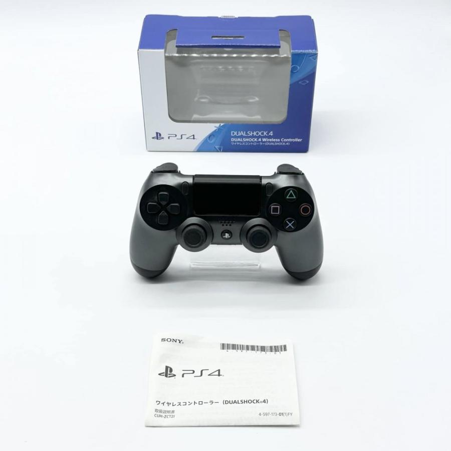 ワイヤレスコントローラー (DUALSHOCK 4) スチール・ブラック CUH ...