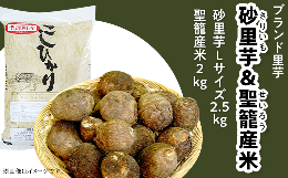 聖籠産米・砂里芋セット