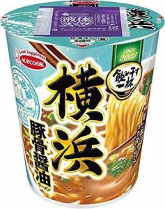 エースコック タテ型 飲み干す一杯 横浜 豚骨醤油ラーメン 68g ×12個