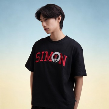 變種吉娃娃 x SIMON GW-S-2613 特吉當家 貼布刺繡LOGO 短T