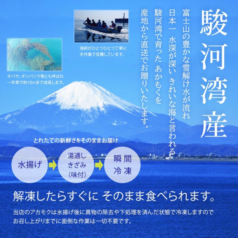 あかもく 駿河湾産 アカモク オリジナル味付 120g ギバサ チューブ