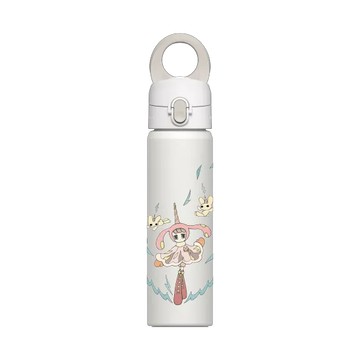 磁吸水壺 AquaStand 不鏽鋼 700cc - 附吸管 白 - Contemporary Tokyo - 兔子角