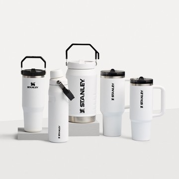 STANLEY 防漏吸管隨手杯 0.88L / 石灰白