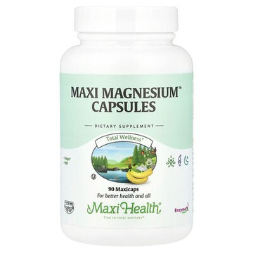 Maxi Health, Maxi Magnesium™ 膠囊，90 粒 MaxiCaps