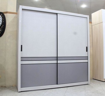 【歐風別館】愛琴海亞麻灰色七尺衣櫃【緩衝門片~迴歸式五金】【基隆至台中免運費】