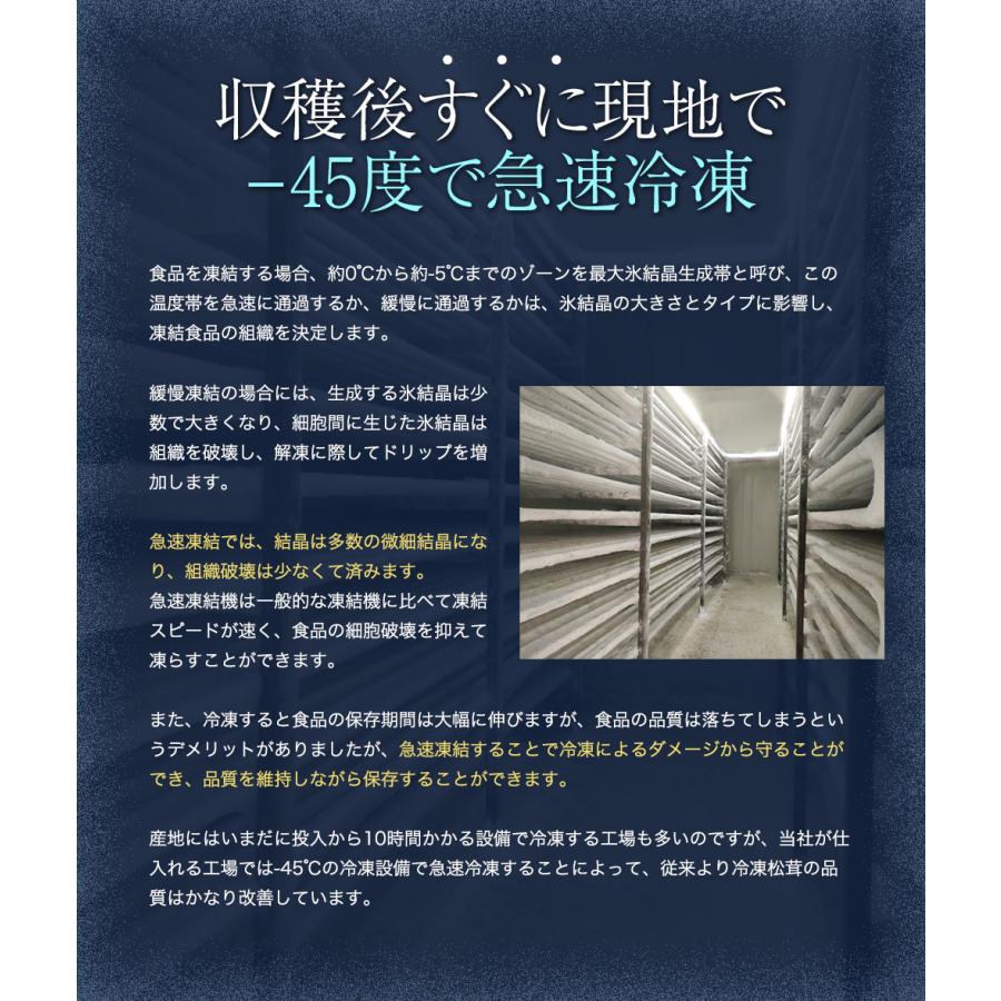 松茸 冷凍 スライス 500g (250g×2袋) 長さ5cm前後 冷凍まつたけ 中国産 香り豊かで使いやすい 2023年最新原料使用 秋の味覚の王様 ＜賞味期限2026年12月＞