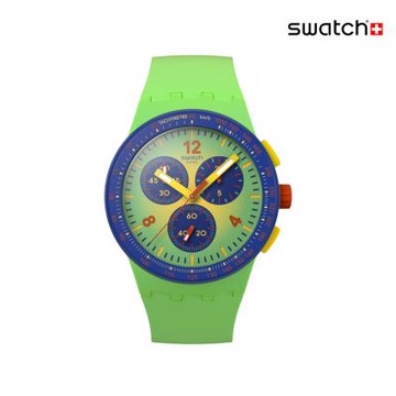 Swatch FLOWING FRESHLY 運動手錶/男錶/女錶/瑞士製造 SUSG101 (42mm)
